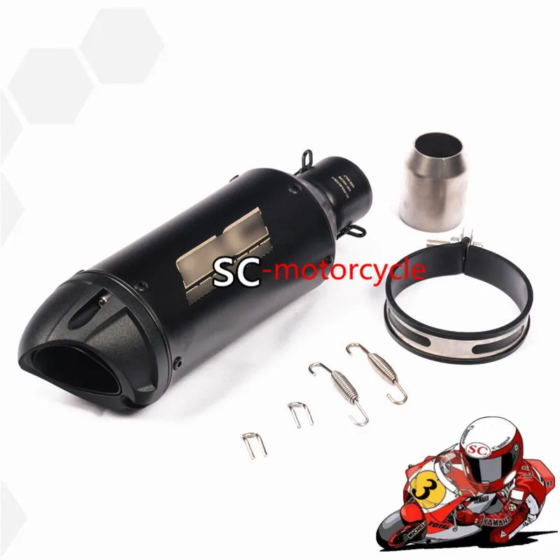 51mm entrada 320mm moto rcycle silenciador de escape de 250cc 350cc 600cc escapar moto tubo nmax tmax530 msx125 gsr 600 51mm entrada 320mm moto rcycle silenciador de escape de 250cc 350cc 600cc escapar moto tubo nmax tmax530 msx125 gsr 600