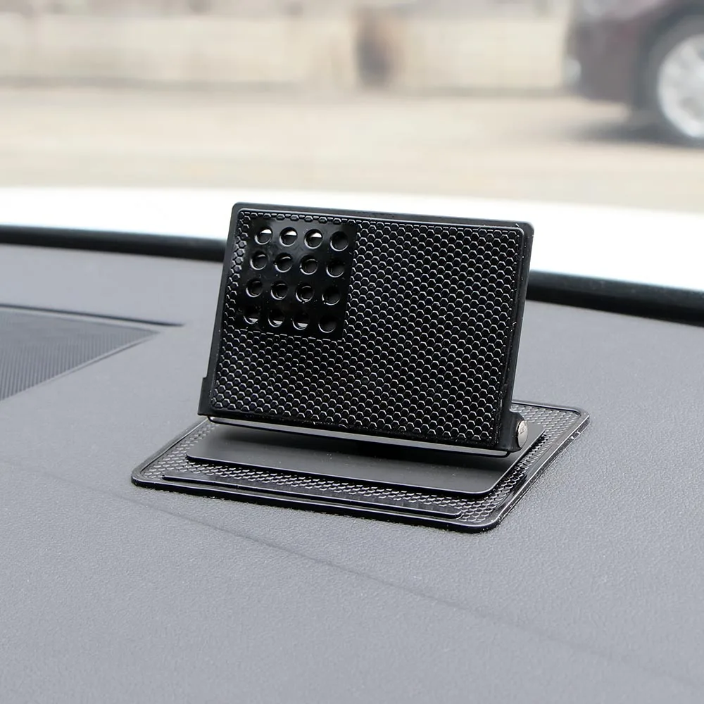 Автомобильный держатель для телефона из высококачественного полиуретанового силикона, вращающийся на 360 градусов, регулируемый нескользящий коврик для приборной панели автомобиля для мобильного телефона, gps-навигатор