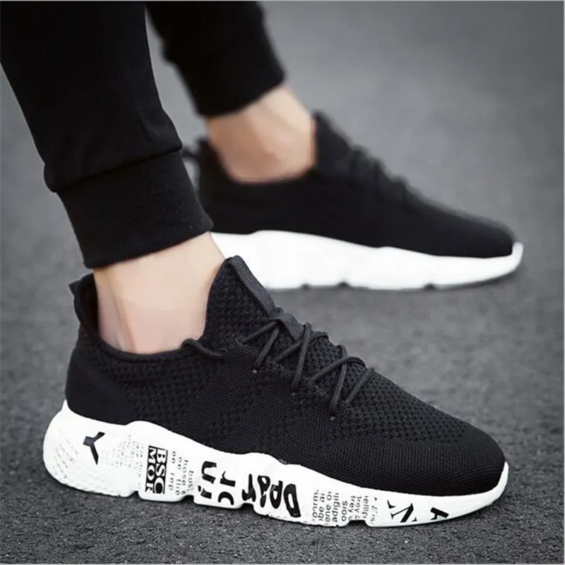 2018 тканые для мужчин повседневная обувь дышащая мужская Tenis Masculino zapatos hombre Sapatos