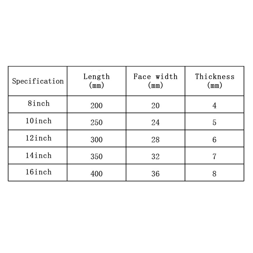 Shina 1pc 8/10/12/14/16 Inch Aluminum Plate File High Carbon Steel Woodworking Rasps