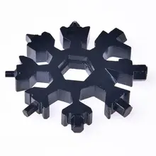 

Car Decoration Tools 18 In 1 Stainless Steel Snowflakes Multi Portable Car Clip Products Snowflake Tool Card