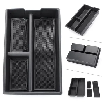 

For Dodge RAM Armrest Storage Box Center Console Tray Organizer 1500 2009-2018 Automobile Car Part Accessories