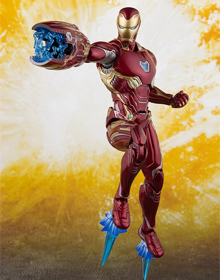 

Avengers Ironman MK50 Cartoon Figure Anime Movie Model Lovely Action Figures Collectible Model Kids ToysT380