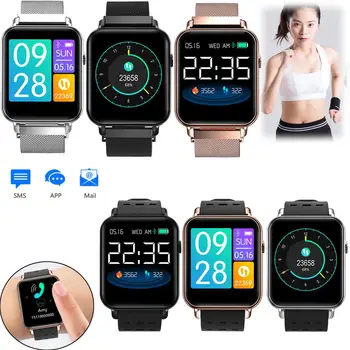 

Bluetooth Smart Watch Blood Pressure Heart Rate Monitor Wristwatch SMS Calls Reminder Phone Mate for Samsung iPhone XR X 8Plus