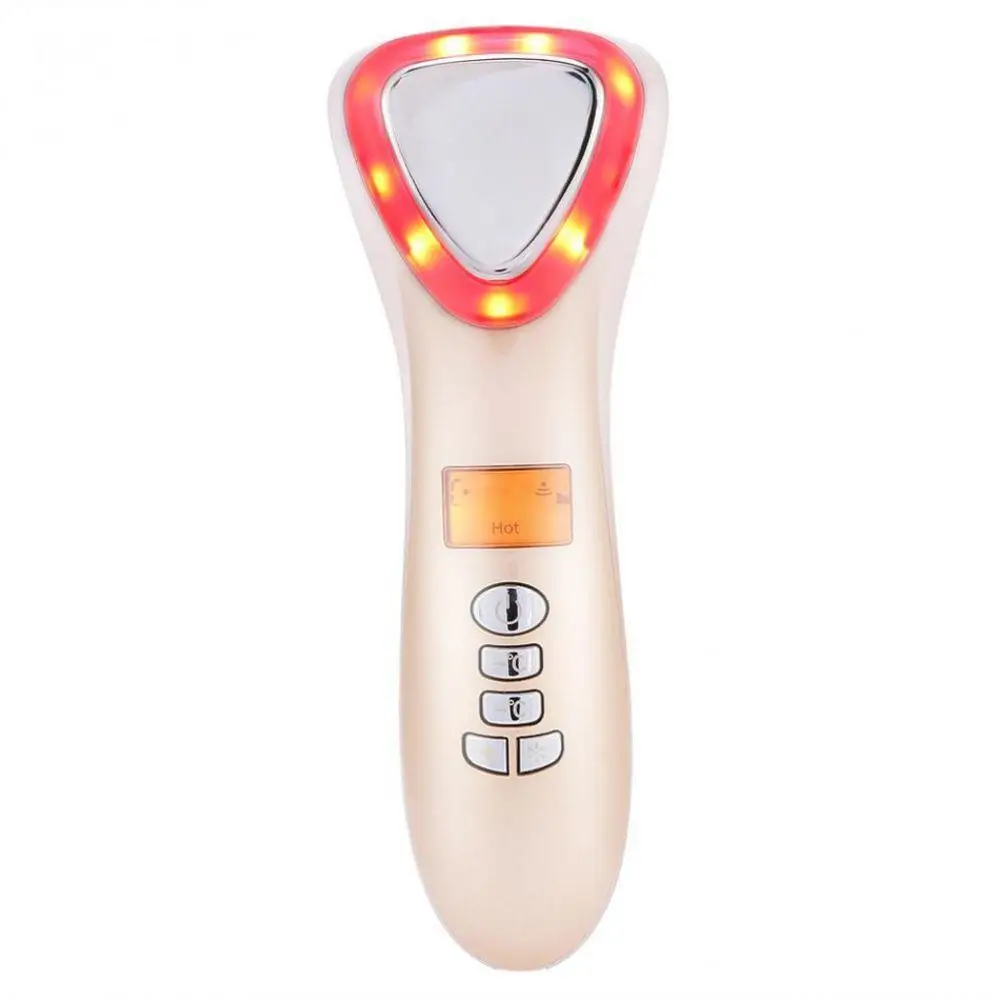 

Original Ultrasonic Hot Cold Skin Care Machine Acne Removal Anti-aging Pore Vibration Face Lifting IPL Photon Beauty Instrument