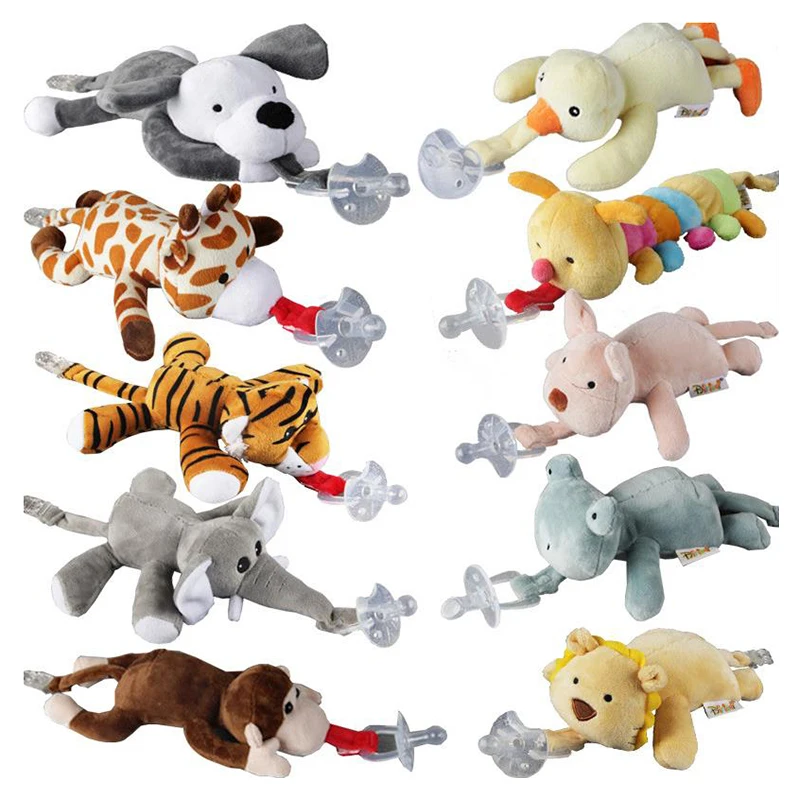 Baby Pacifier Clip Hanging Animal Plush Toy Baby Products Newborn