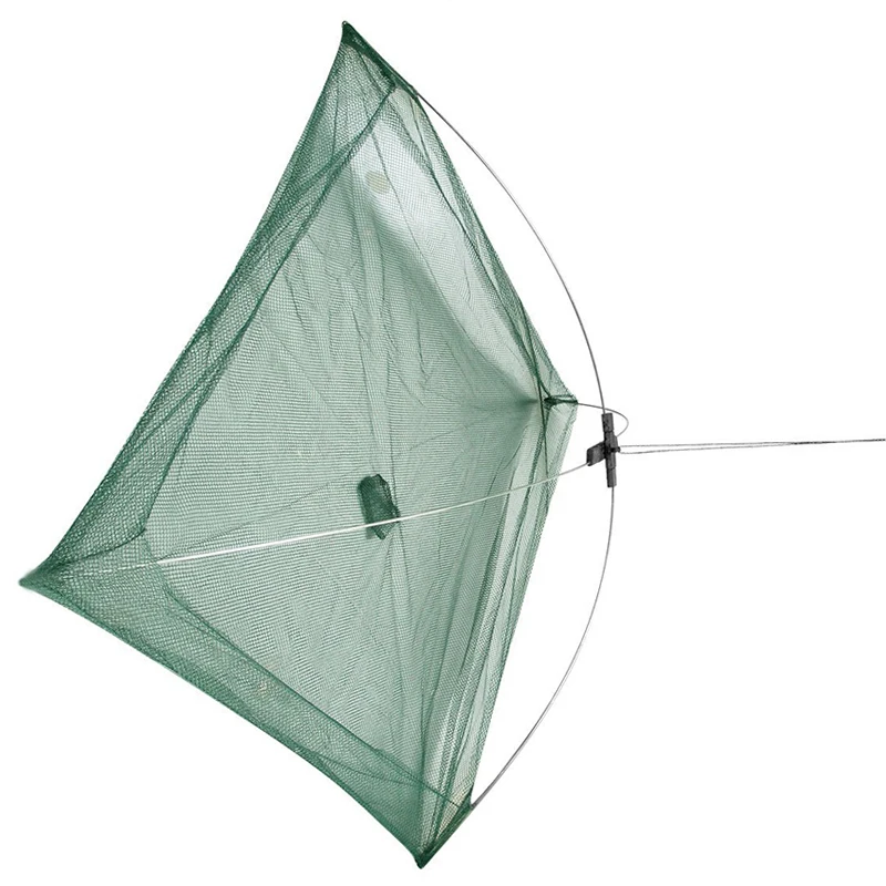 LGFM-50 x 50 см зонтик Краб кодер пледы Рыбалка Senkmasche зеленый пластик
