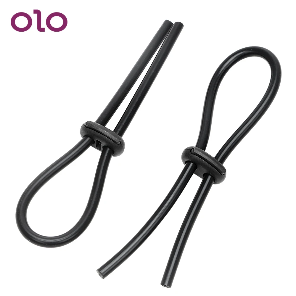 Кольцо на пенис OLO 1 пара регулируемое кольцо для продления эякуляции мужской