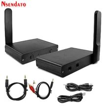 UHF Hifi Цифровой беспроводной аудио адаптер музыкальный звук беспроводной Wi-Fi приемопередатчик с 3,5 мм аудио кабель для iPad проектор
