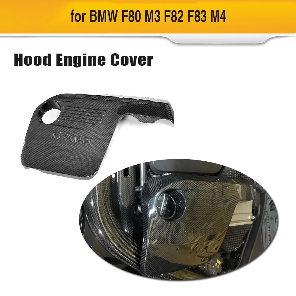 

Carbon Fiber Engine Cover For BMW M3 M4 2014 2015 2016 2017 Engine Cover In Car Bonnets Protection Fashion Design