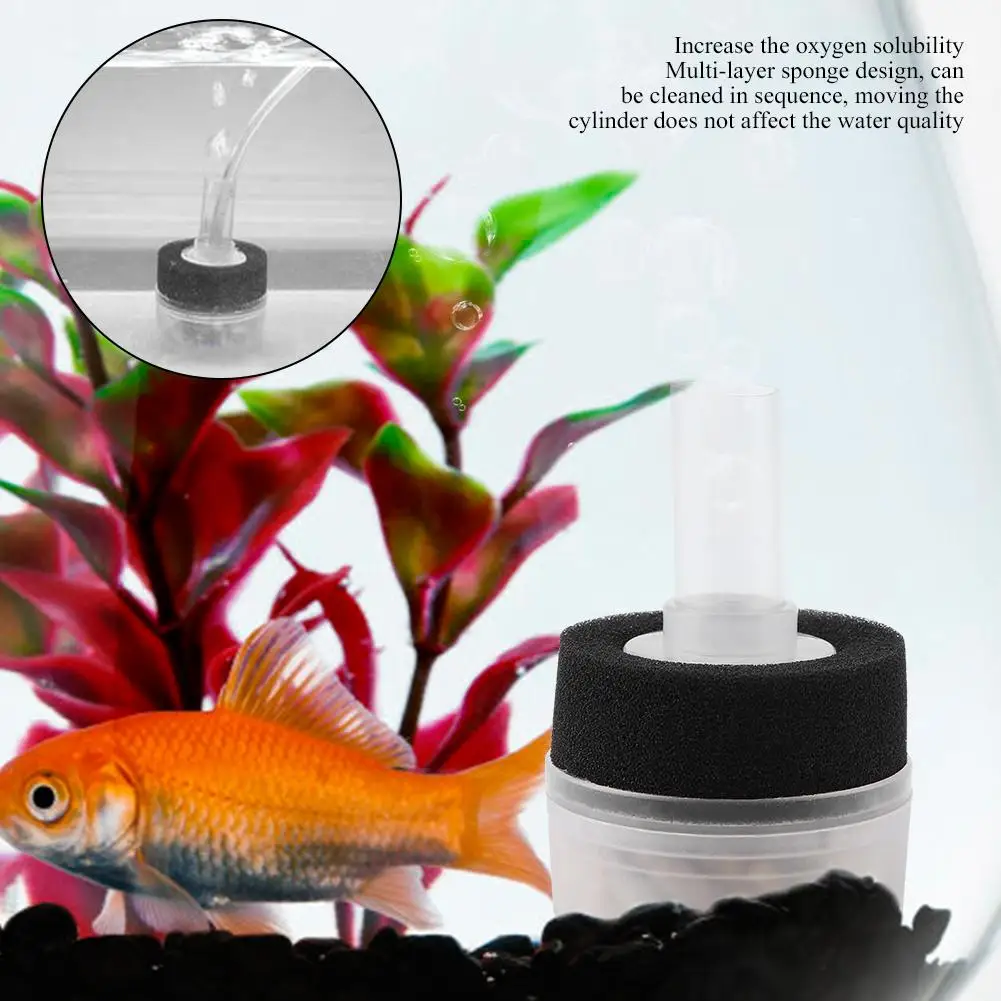 

Newest Aquarium pump oxygen Air Driven Biochemical Super Sponge Fish Tank Super Activated Carbon Filter