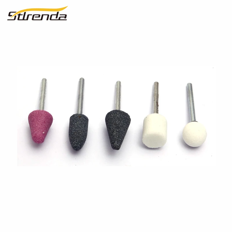 STLRENDA 5 шт./компл. абразивные насадки для Dremel Rotary Tools шлифовальная полировальная