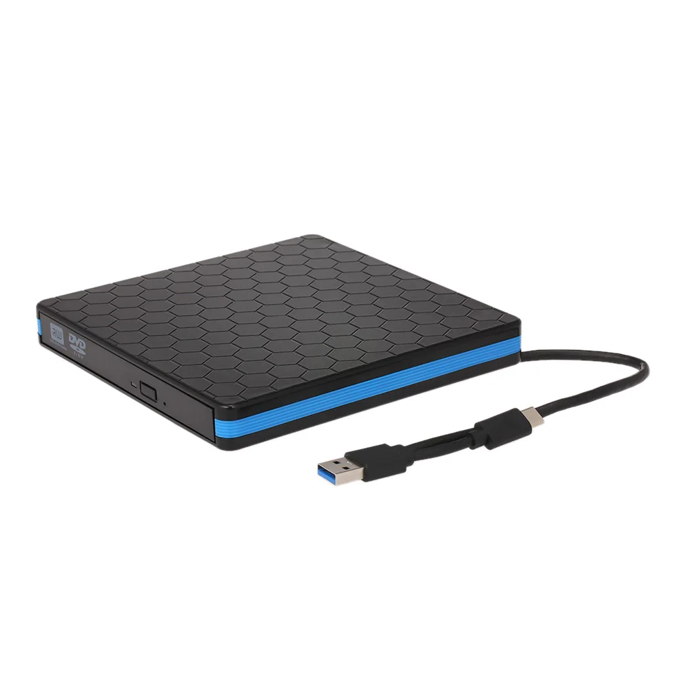 Portable Ultra Slim DVD RW Player Driver Writer & Rewriter External CD