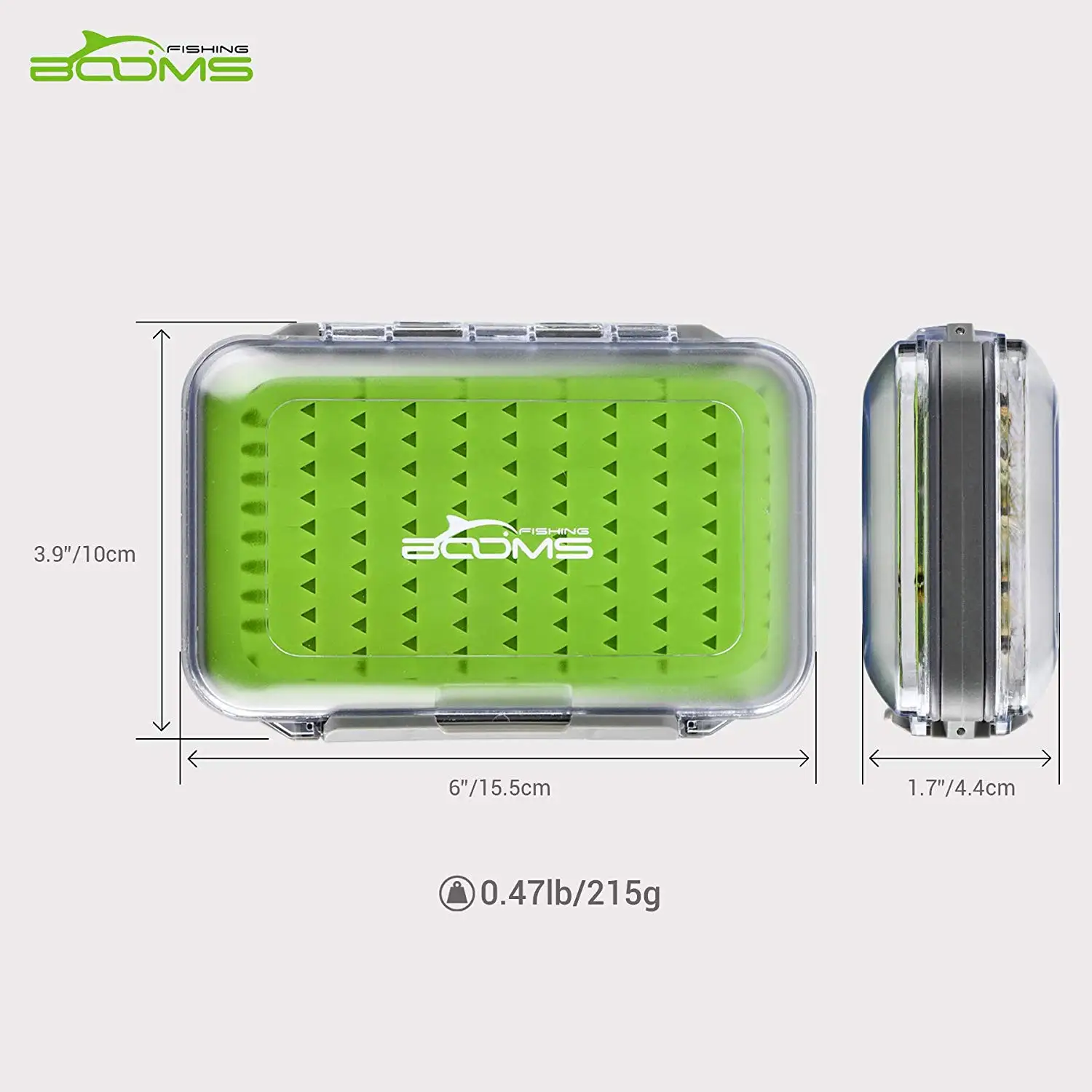 Boms Fishing FFB Fly Box водонепроницаемый|Коробки для рыболовной снасти| |