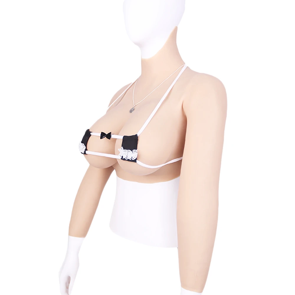 

KOOMIHO E CUP with Arms Realistic Silicone Boobs Silck Cotton Filling Breast Forms Enhancer Crossdresser Drag Queen Trandsgen 4G