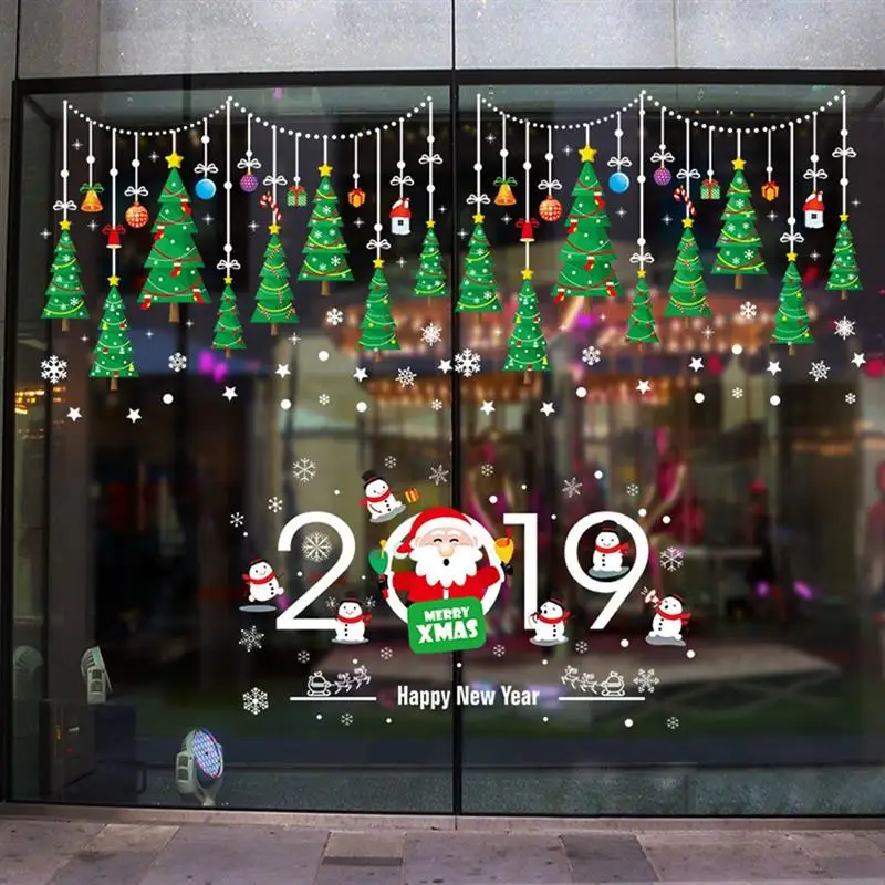 2019 наклейка для домашнего декора подвеска на новый год Рождество фестиваль