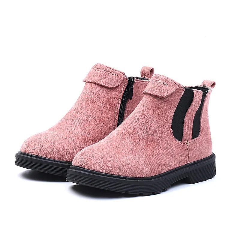 

Children Cotton Shoes Kids New Pattern Increase Low Canister Short Virgin All-match Martin Girls Boots Botas