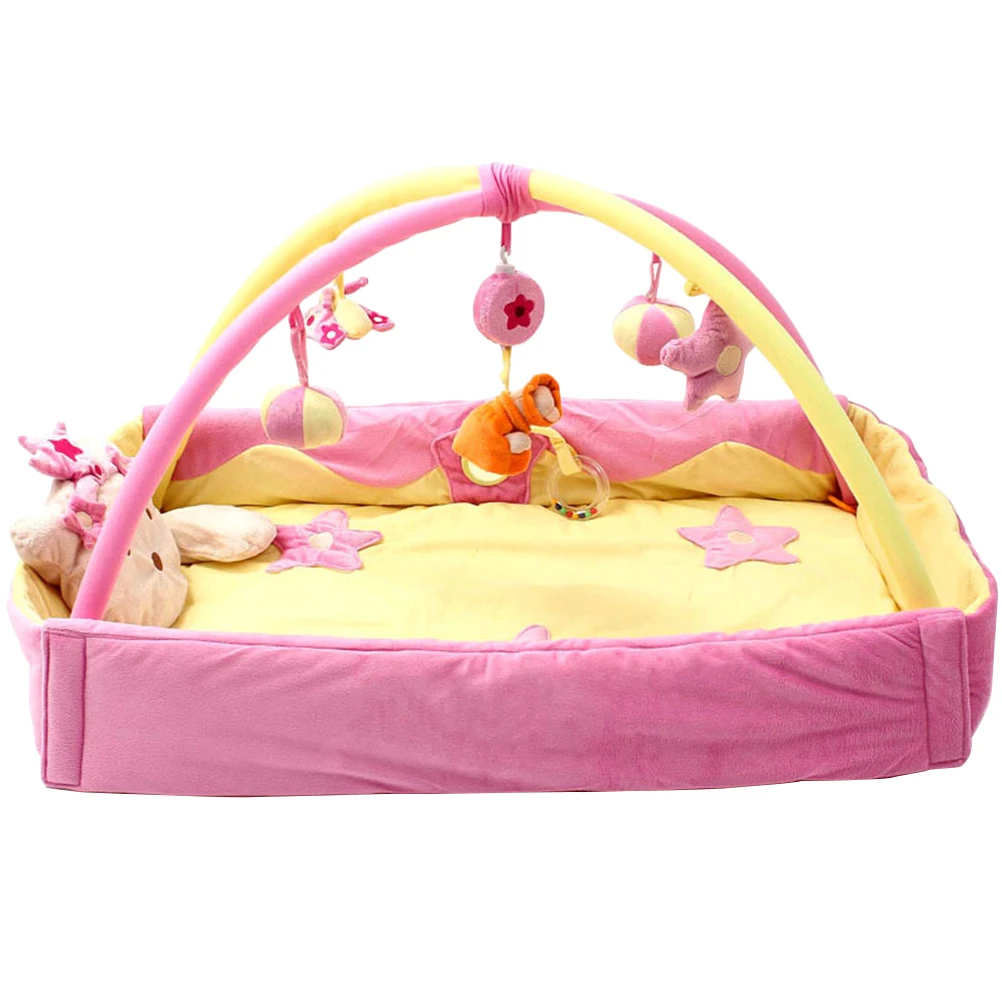 

1pc Baby Fitness Frame Newborn Gym Soft Educational Cartoon Crawling Mat Fitness Rack Baby Activity Gym Toy Playmat