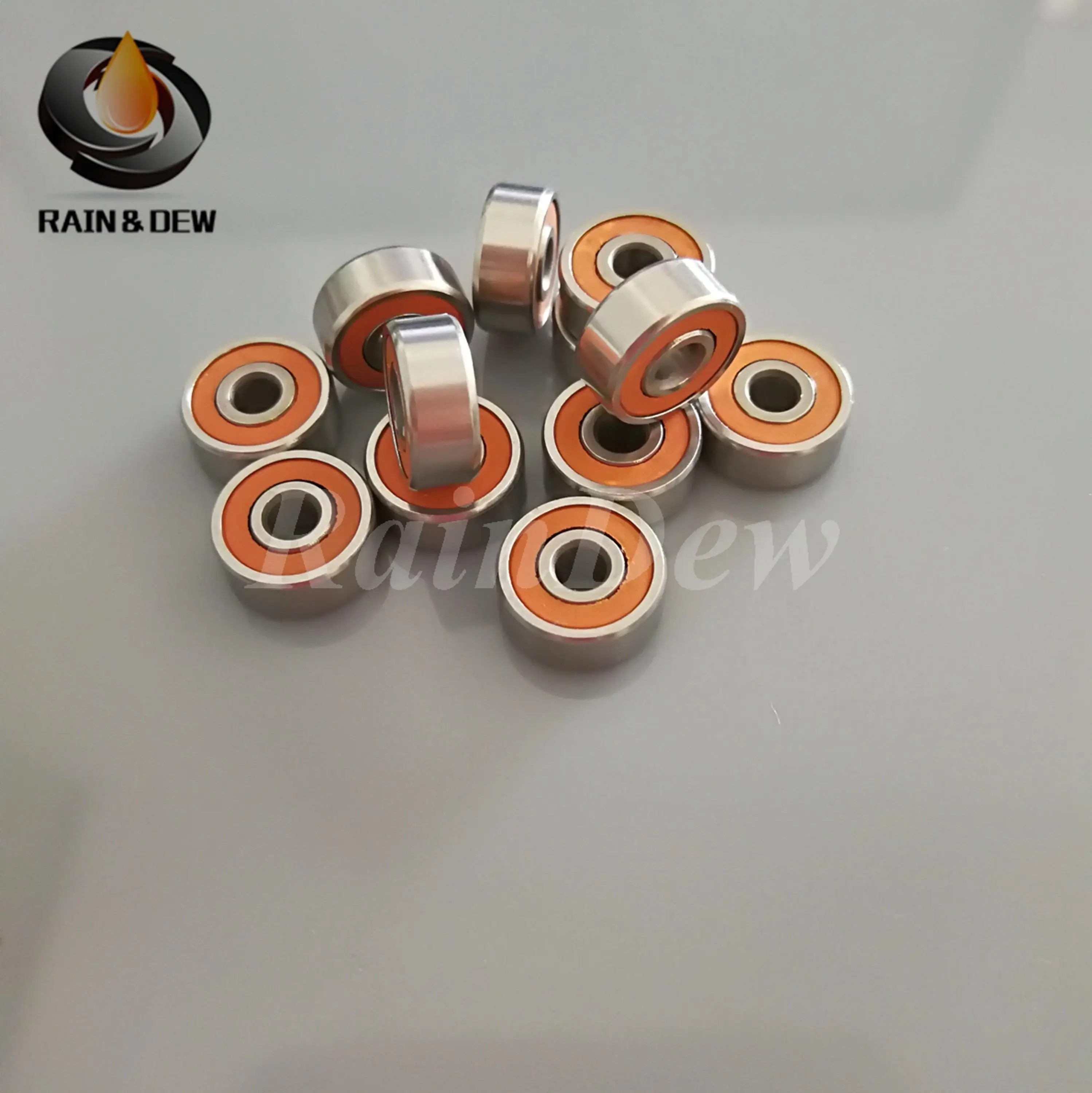 10cs S623 2RS керамический подшипник из нержавеющей стали Hybird ABEC 7 3x10x4мм для