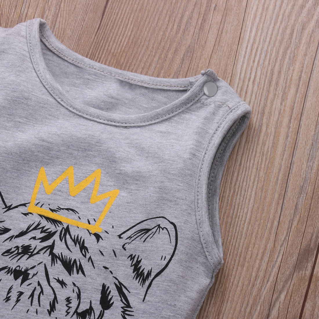 المولود الجديد طفل الصبي الملابس النمر القطن رومبير بذلة Playsuit تتسابق الحريم الملابس