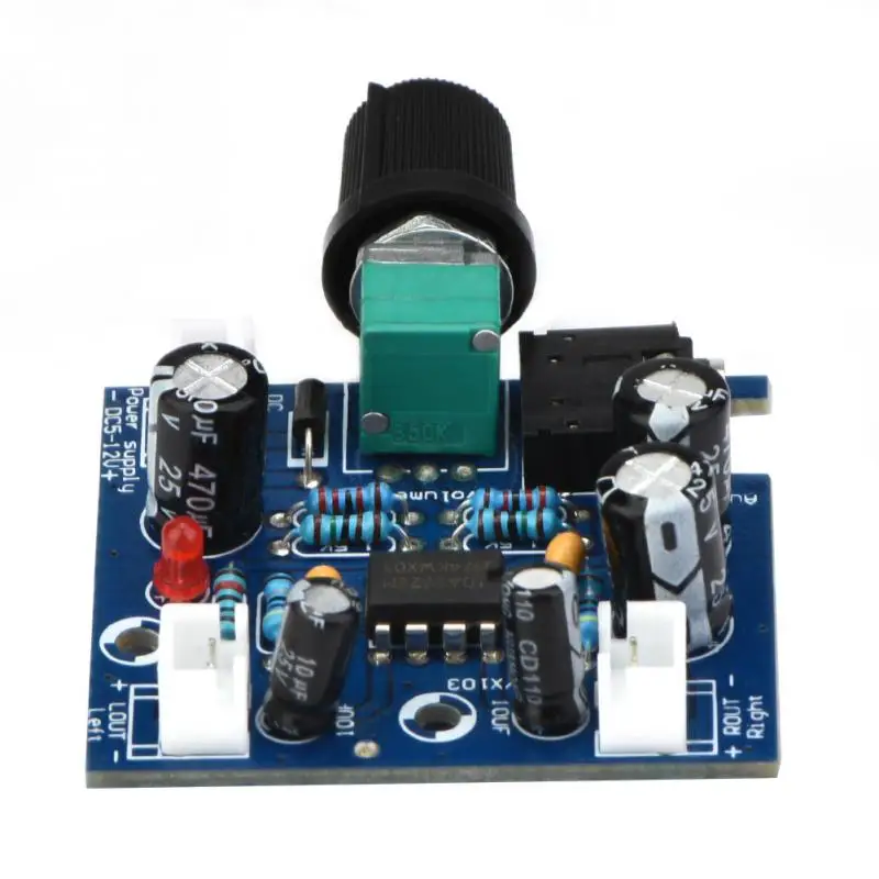 TDA2822 одиночный источник питания DC5 12V двухканальный Регулируемый