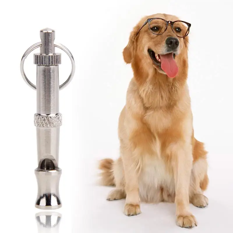 

Adjustable Supersonic UltraSonic Obedience Sound Whistle For Dogs Training Products Keychain Whistle Pet Animals Accessories