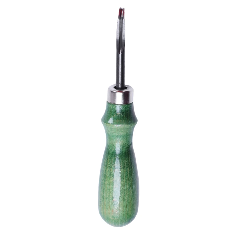 

Leather Edging Tool Alloy Steel Wood Handle Edge Skiving Beveler Leathercraft Diy Cutting Tools