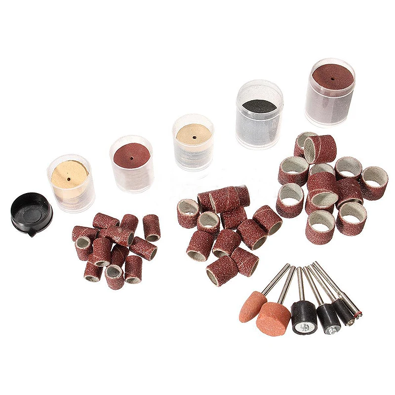 DWZ 206pcs Rotary Tool Accessory Kit Sanding Bands Power Drill Multi