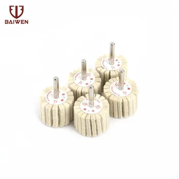

5-10Pcs 40mm Wool Grinding Head For Metal Polishing 6mm Shank Rotary Tool