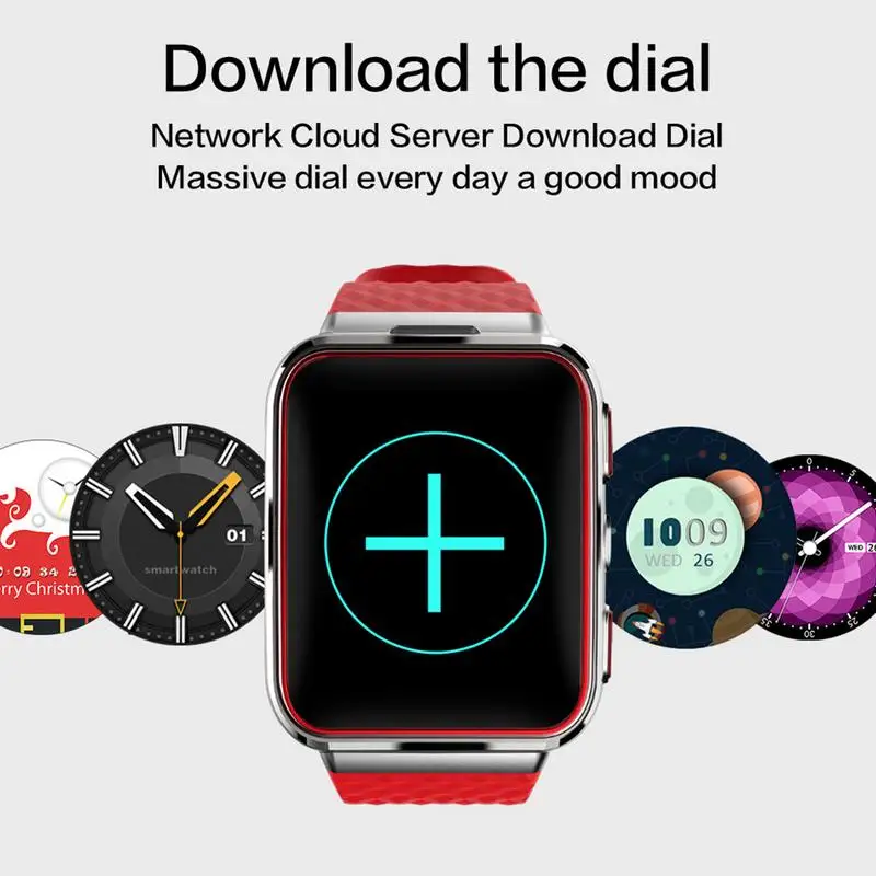 W105 Smart Watch 3G Android 5.1 Bluetooth Touch Screen Android Heart Rate Monitoring Sport Men Women Smartwatched with SIM Card