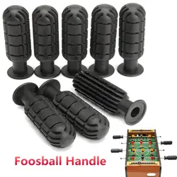 8 шт. Foosball ручки рулевые для мотоциклов 13 мм настольный футбол ручки рулевые подставки для удочек пластик черный