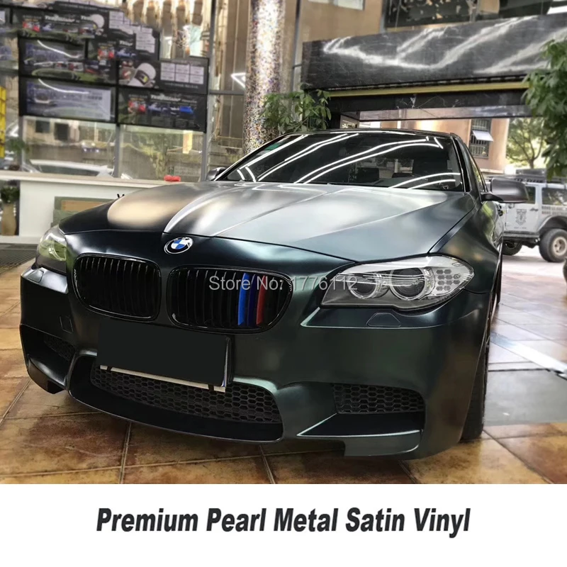 *Premium Matte Metallic Satin Pearl Vinyl Wrap Full Entire Car Air Bubble Free