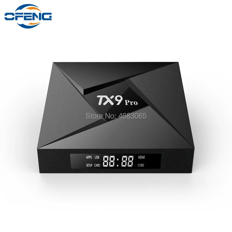 ТВ-приставка TX9 Pro Android 7 1 Восьмиядерный процессор Amlogic S912 2 ГБ/16 ГБ BT4.1 4G 5 8G wifi 1000M LAN |