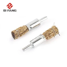 16 мм медное напыление стальная проволочная Ручка Кисть для полировки Dremel аксессуары