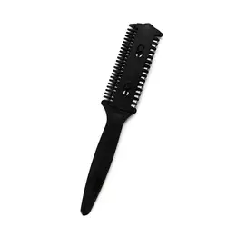HTHL-парикмахерская расческа для волос с лезвием инструменты для ножниц челка щетка парикмахерские триммеры лезвия для бритья Резка