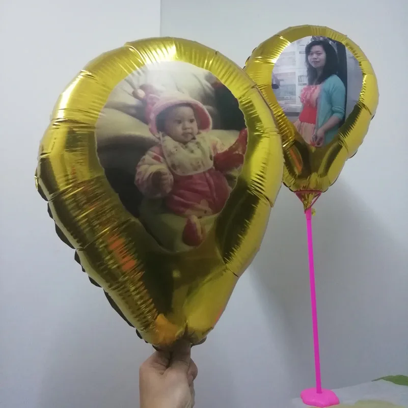 Воздушный шар форма фольги баллоны diy Фото/логотип/текст печати принадлежности