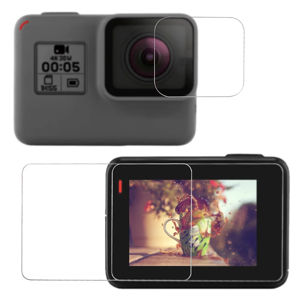 Durable Protector Action Camera Set Accessories Tempered Film Protect Screen Professional For Gopro Hero 5 6 | Электроника