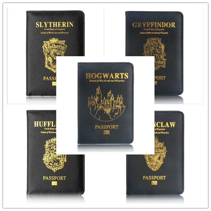 

Hogwarts Passport Cover Holder Travel Case Wallet Credit Card Case Gift Cosplay Prop