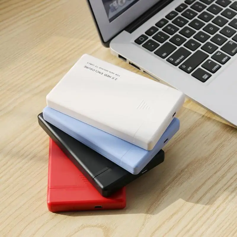 

2.5 Inch USB2.0 SATA2.0 Hard Disk Drive Box External HDD Enclosure Case Tool Free Support 3TB External HDD Enclosure Case Hot
