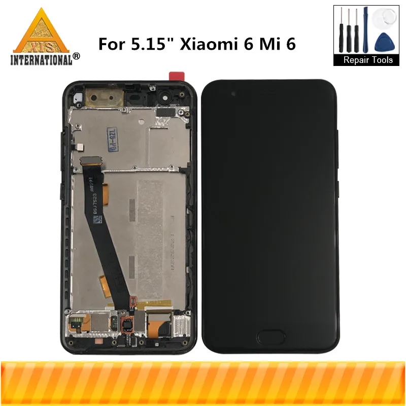Оригинальный ЖК дисплей Axisinternational 5 15 дюймов для Xiaomi Mi6 Mi 6 MI MI6 M6 экран + сенсорная