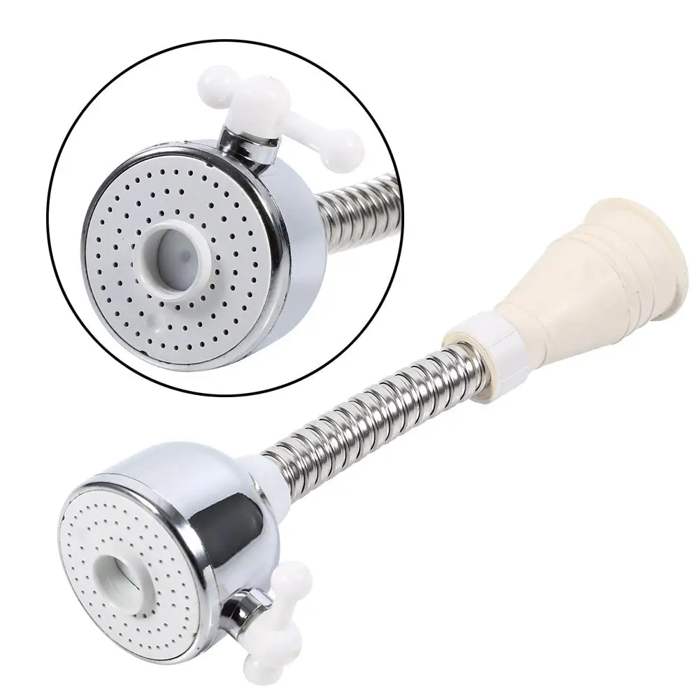 

360 Degree Swivel Nozzle Spout Faucet ABS Kitchen Adjustable Water Saving Tap Hose faucet Aerator Diffuser Nozzle Filter tap