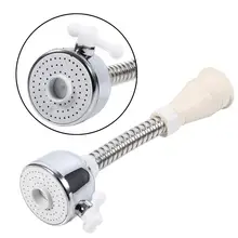 360 Degree Swivel Nozzle Spout Faucet ABS Kitchen Adjustable Water Saving Tap Hose faucet Aerator Diffuser Nozzle Filter tap 360 degree revolving water saving abs water faucet 2 modes faucet aerator 24mm connector water tap aerator for kitchen