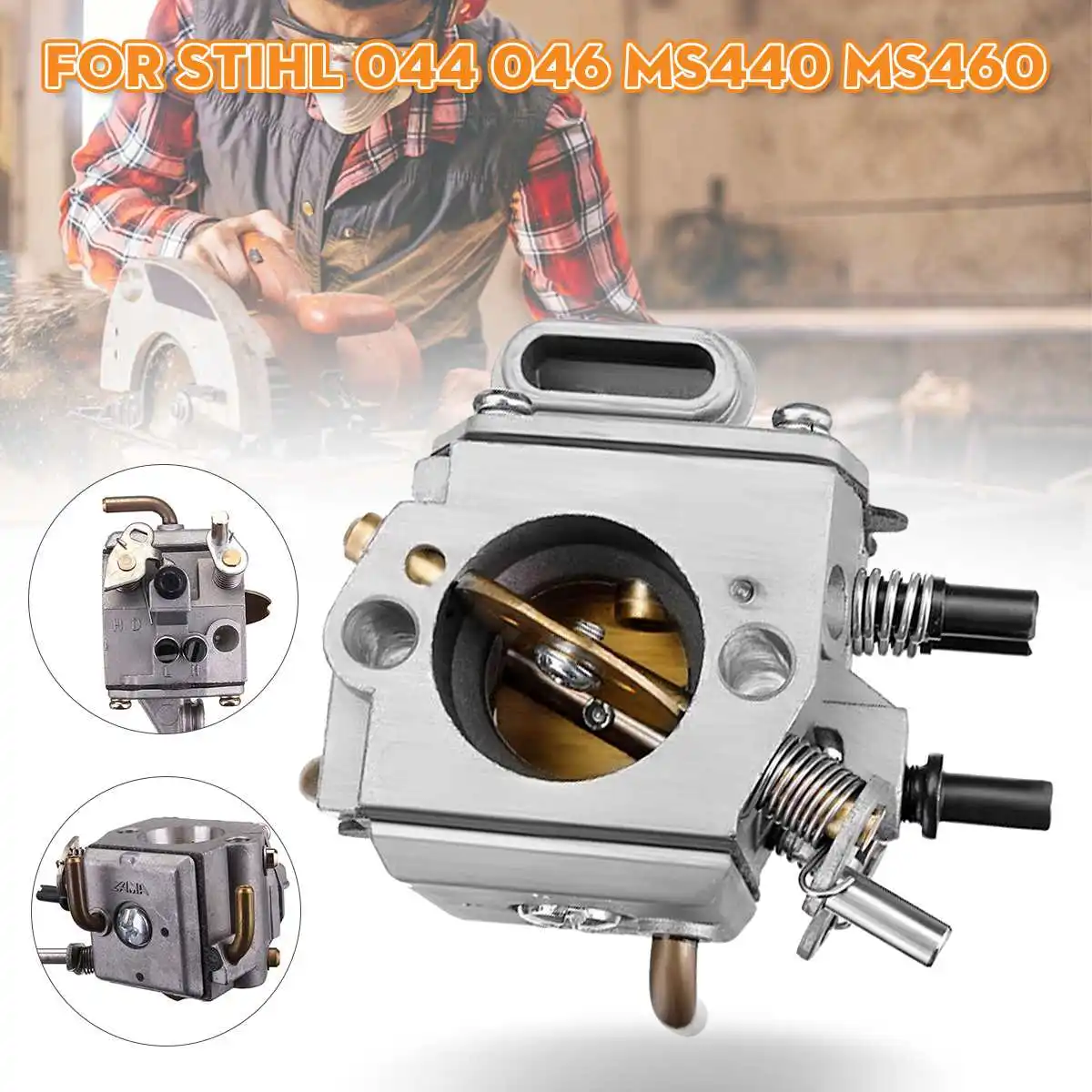 

Gas Chain Saw Oil Carb Carburetor For ZAMA FOR STIHL MS440 MS460