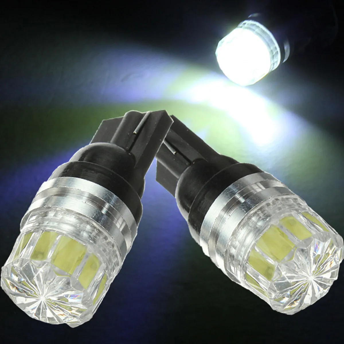 

White T10 5050 SMD LED Car Side Tail Lights Bulbs reading light Door lights license width light 12V