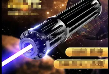 

Most Powerful Burning Blue Laser Torch 445nm 500000m Focusable Laser sight Pointers Flashlight burn match candle lit cigarette