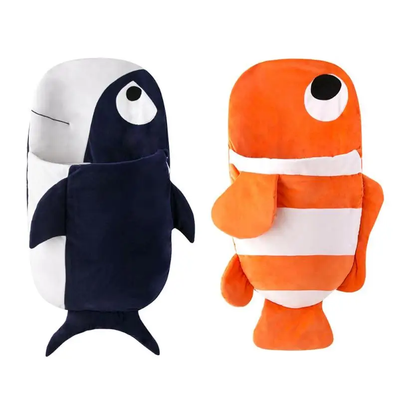 

Cute Baby Animal Fish Lion Frog Sleeping Bag Stroller Blanket Newborn Baby Comfortable Infant Swaddle Wrap Children Bedding Tool
