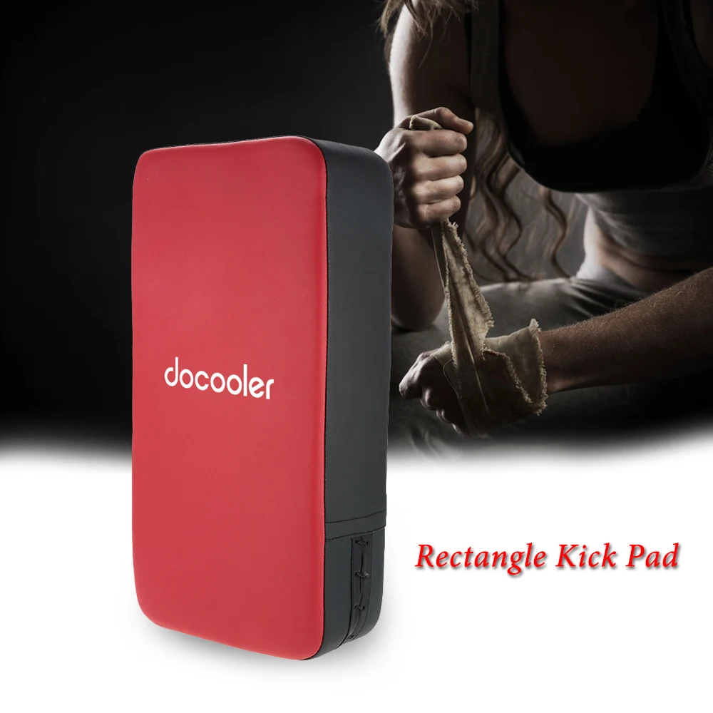 

Boxing pads Docooler Rectangle Kick Pad Foot Focus Target Pad Strike Shield for Punching Fitness Boxing Karate Training Pads