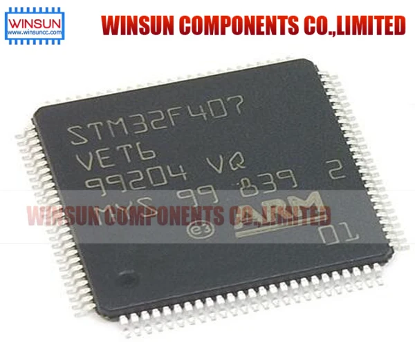 1 шт. модуль STM32F407VET6 LQFP100 Оригинал аутентичный|Компоненты предохранителей| |