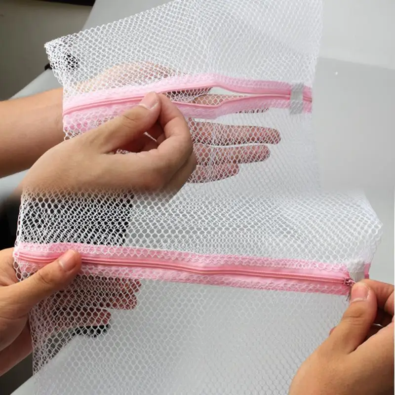 Clothes Washing Machine Laundry Bra Aid Lingerie Mesh Net Wash Bag Pouch Basket