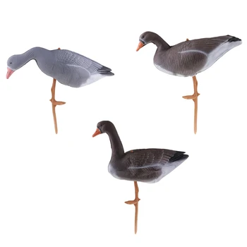 

3D Foldable XPE Lifelike Full Body Goose Hunting Shooting Decoys Goose Decoy Hunting Bait Lawn Ornament Pond Garden Decoration